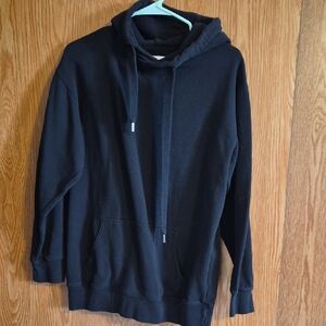 Black Maternity Hoodie